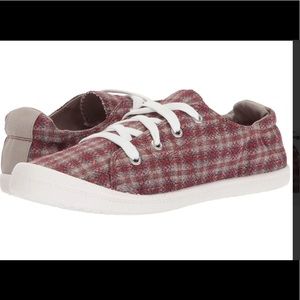 Not Rated School’s Out Sneaker Red Plaid